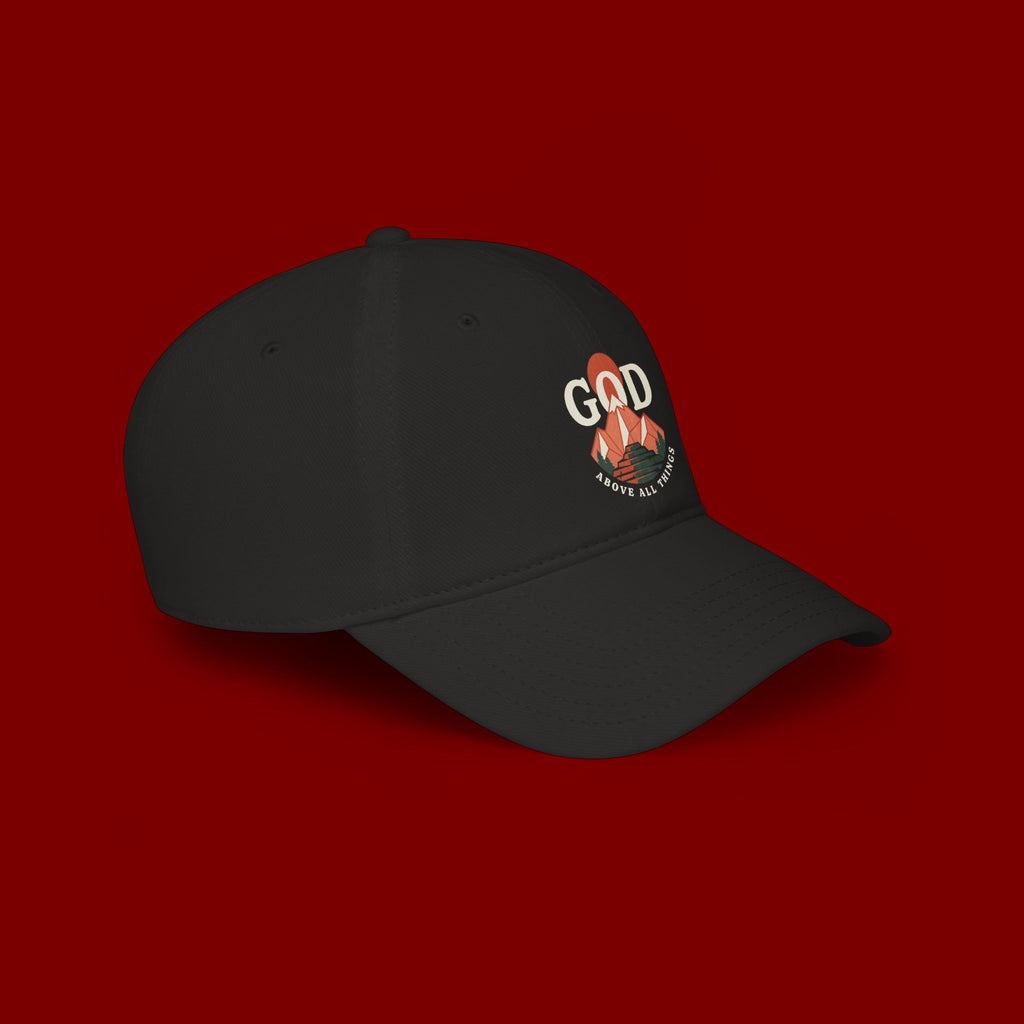 God Above All Things Embroidered Baseball Cap