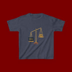 Kids Tee — Scales Design with 'Pray More' & 'Fear Less' Inspirational Graphic