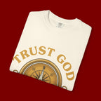 Trust God Compass T-Shirt — "Trust God No Matter What" Christian Faith Tee