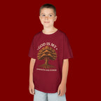 Autumn Oak Tree Kids T‑Shirt — Cozy Fall Nature Tee for Children