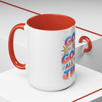 God Is Good All The Time Accent Coffee Mug — Inspirational Christian Coffee Cup (11/15oz)