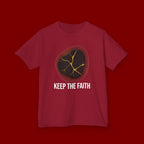 Keep The Faith Kids Tee — Kintsugi Stone Inspirational Children's T-Shirt