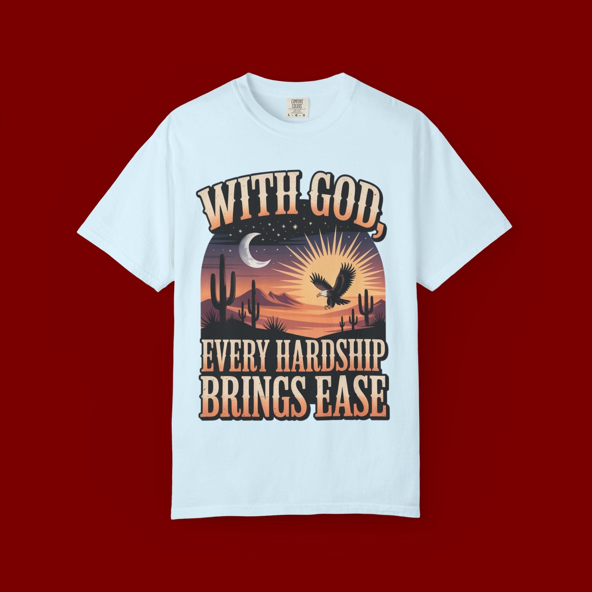 With God Every Hardship Brings Ease T-Shirt
