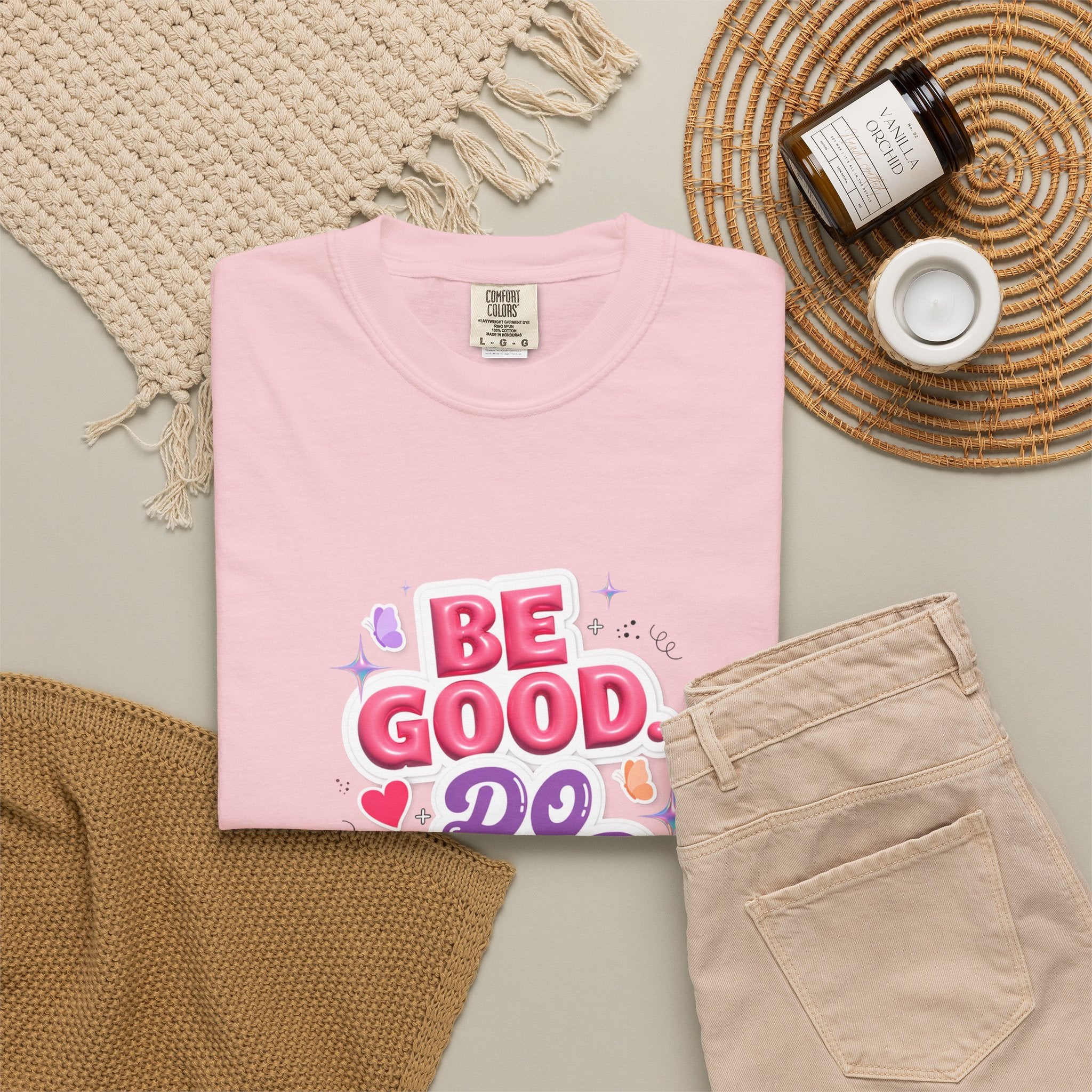 Be Good Do Good Feel Good T-Shirt — Positive Message Graphic Tee