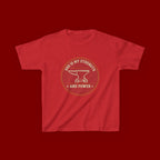 Kids Tee — "God Is My Strength and Power" Anvil & Anvil-Forge Christian Youth Shirt