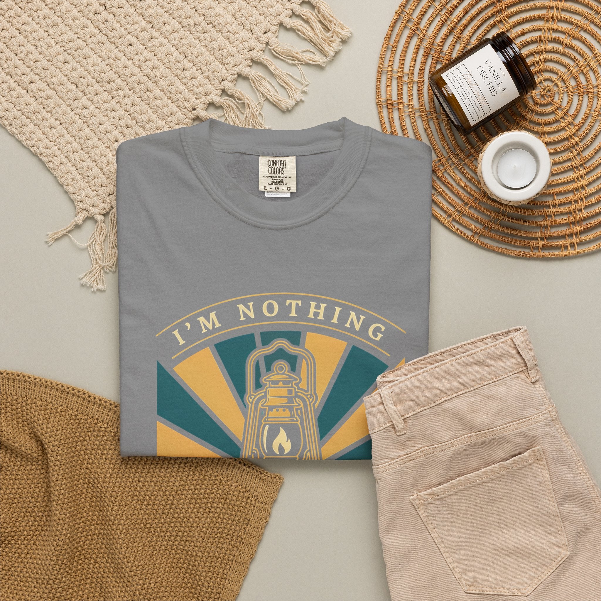 I'm Nothing Without God T-Shirt — Faith Lantern Christian Tee