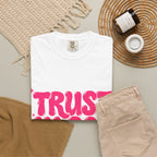 Trust in God T-Shirt — Retro Pink Faith Graphic Tee