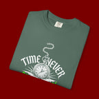 Time Never Comes Again T-Shirt — Vintage Pocket Watch Graphic Tee
