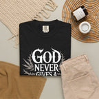 Inspirational Christian T-Shirt — "God Never Gives a Burden You Can't Bear" Tee