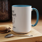 Do Not Lose Heart Accent Coffee Mug — Trust God’s Plan Inspirational Christian Mug