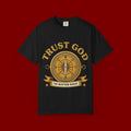 Trust God Compass T-Shirt — "Trust God No Matter What" Christian Faith Tee