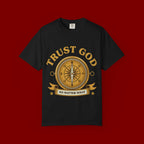 Trust God Compass T-Shirt — "Trust God No Matter What" Christian Faith Tee