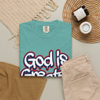 God Is Greater American Flag T-Shirt