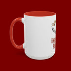 Accent Coffee Mug — "Faith Makes the Impossible Possible" Inspirational Ceramic Mug