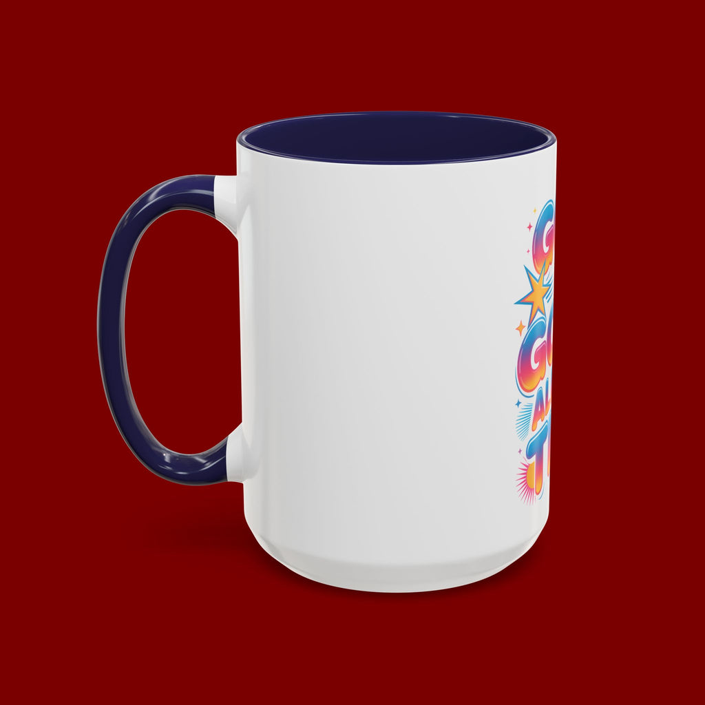God Is Good All The Time Accent Coffee Mug — Inspirational Christian Coffee Cup (11/15oz)