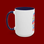 God Is Good All The Time Accent Coffee Mug — Inspirational Christian Coffee Cup (11/15oz)