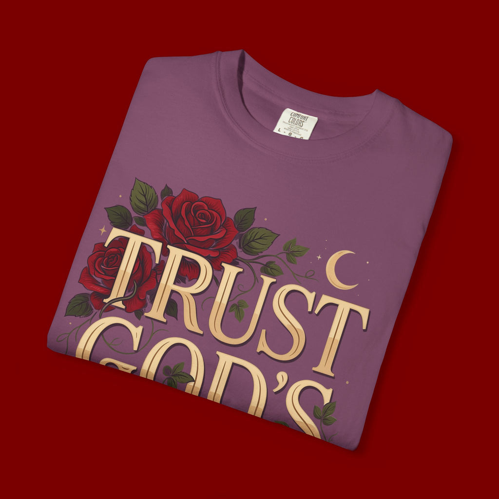 Trust God’s Plan T-Shirt — Floral Faith Graphic Tee