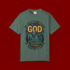 God The Creator T-Shirt — My Help Is Only From God Christian Mountain Faith Tee