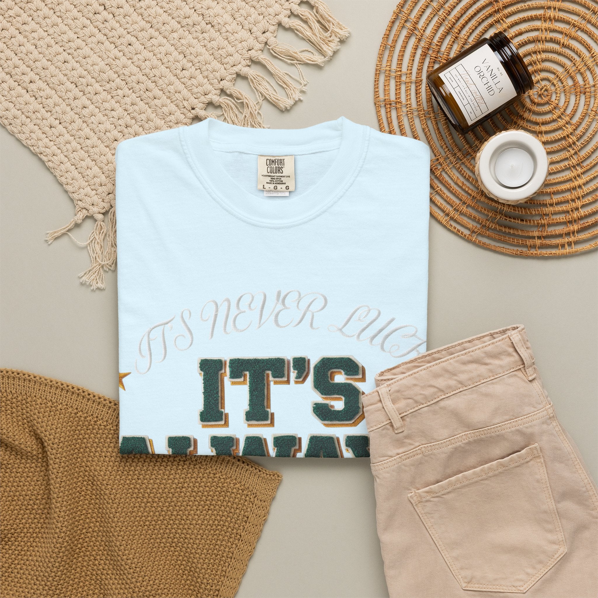 It’s Always God Graphic T-Shirt — Faith-Based Vintage Lettering Tee