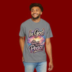 T-Shirt — “In God the Heart Finds Peace” Religious Faith Tee