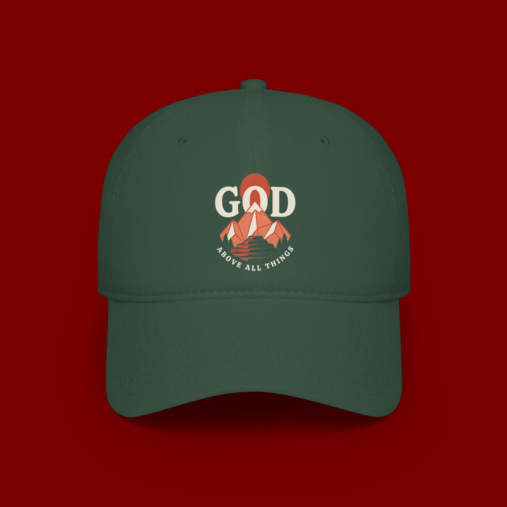 God Above All Things Embroidered Baseball Cap