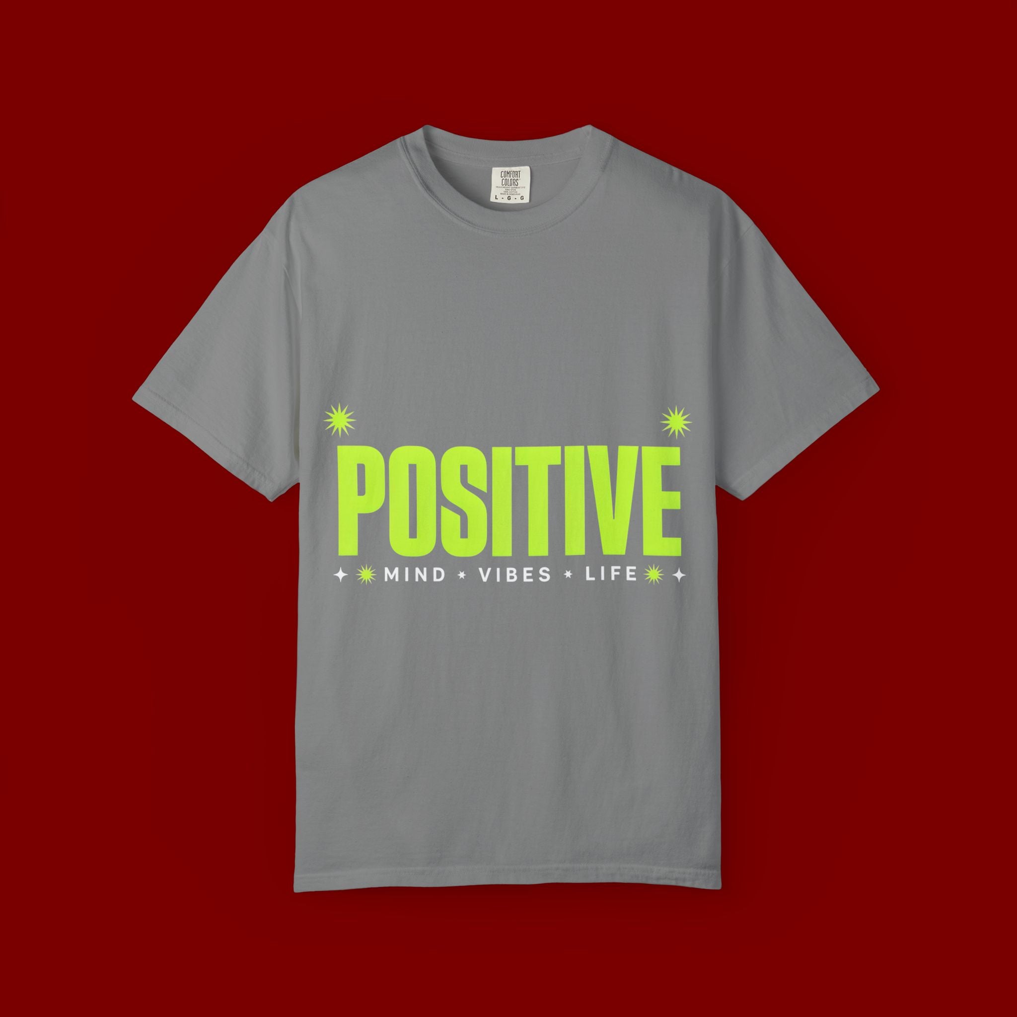 Positive Mind Vibes T-Shirt — Graphic Motivational Tee