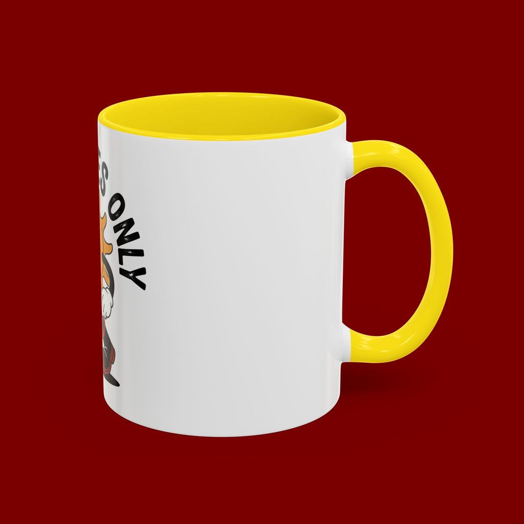 Good Vibes Only Coffee Mug - Retro Sun Cartoon Accent Mug (11/15oz)