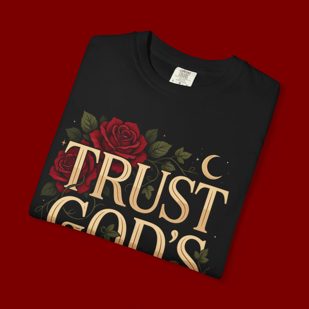 Trust God’s Plan T-Shirt — Floral Faith Graphic Tee