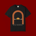 Still Faithful Sunset T-Shirt — Minimal Christian Graphic Tee
