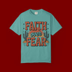 Faith Over Fear T-Shirt — Christian Inspirational Desert Graphic
