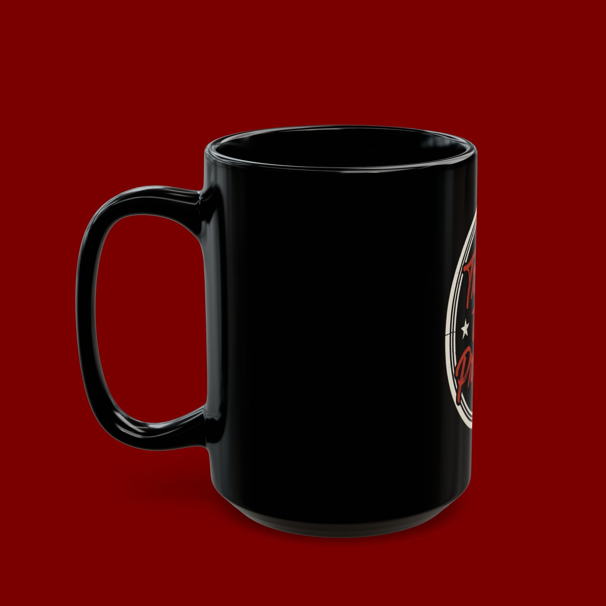 Trust the Process Black Coffee Mug — Inspirational 11oz/15oz Ceramic