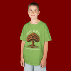 Autumn Oak Tree Kids T‑Shirt — Cozy Fall Nature Tee for Children