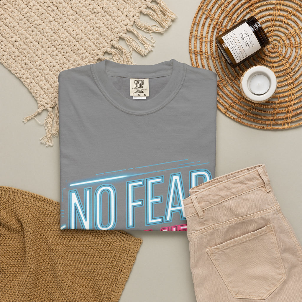 No Fear No Limits No Excuses Neon Graphic T-Shirt