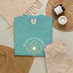 I Prae Key Graphic T-Shirt — 'My Secret Is Simple' Vintage Key Tee