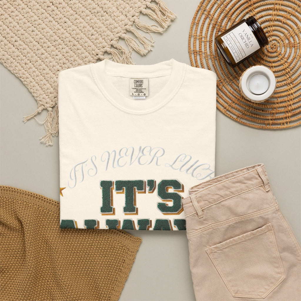 It’s Always God Graphic T-Shirt — Faith-Based Vintage Lettering Tee