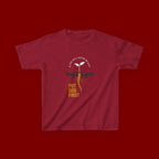 Kids T‑Shirt — 'Put God First' Religious Sprout Graphic Tee (Christian Youth)