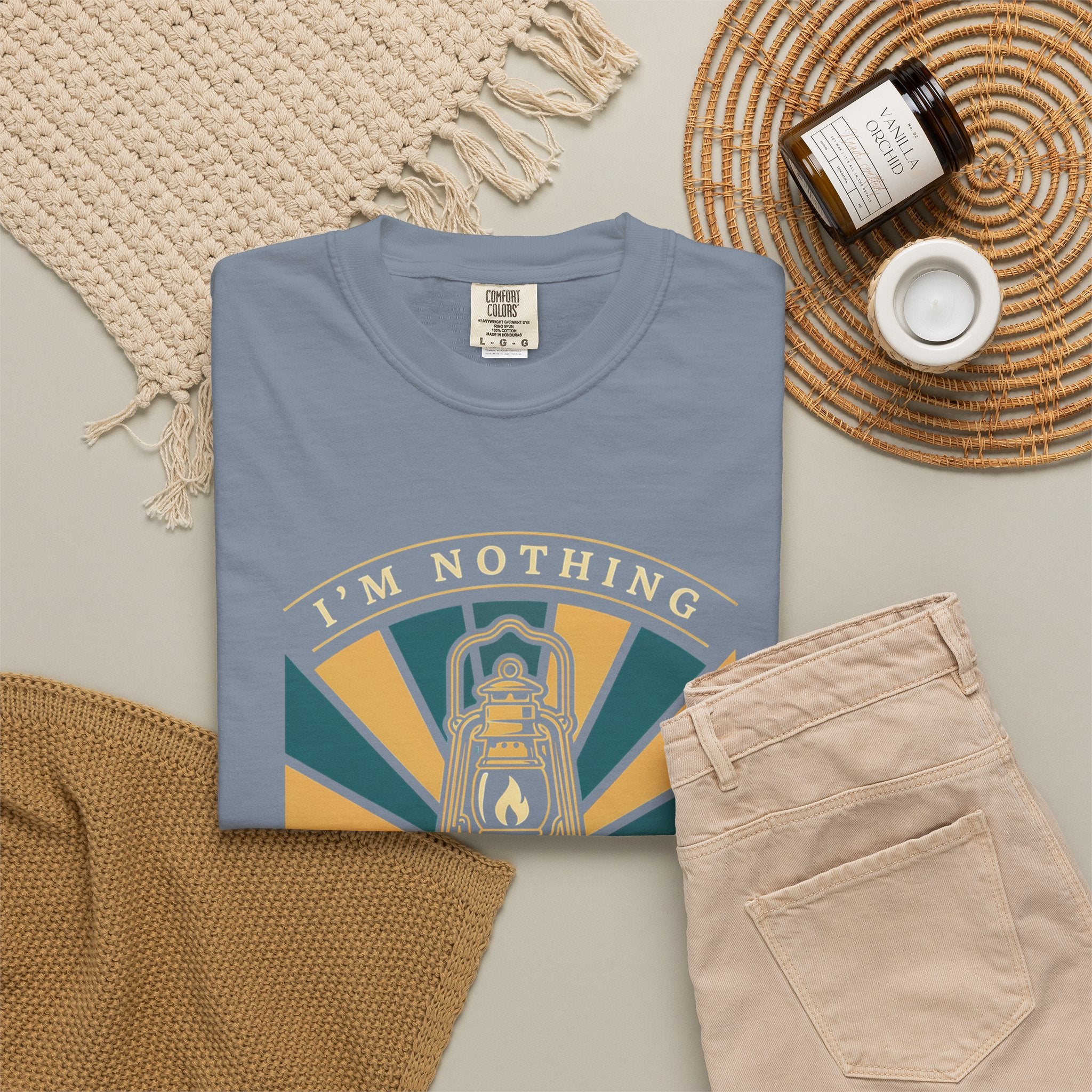 I'm Nothing Without God T-Shirt — Faith Lantern Christian Tee