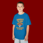 Kids Tee - "Connect to God" WiFi Prayer Graphic Shirt
