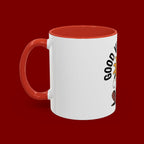 Good Vibes Only Coffee Mug - Retro Sun Cartoon Accent Mug (11/15oz)