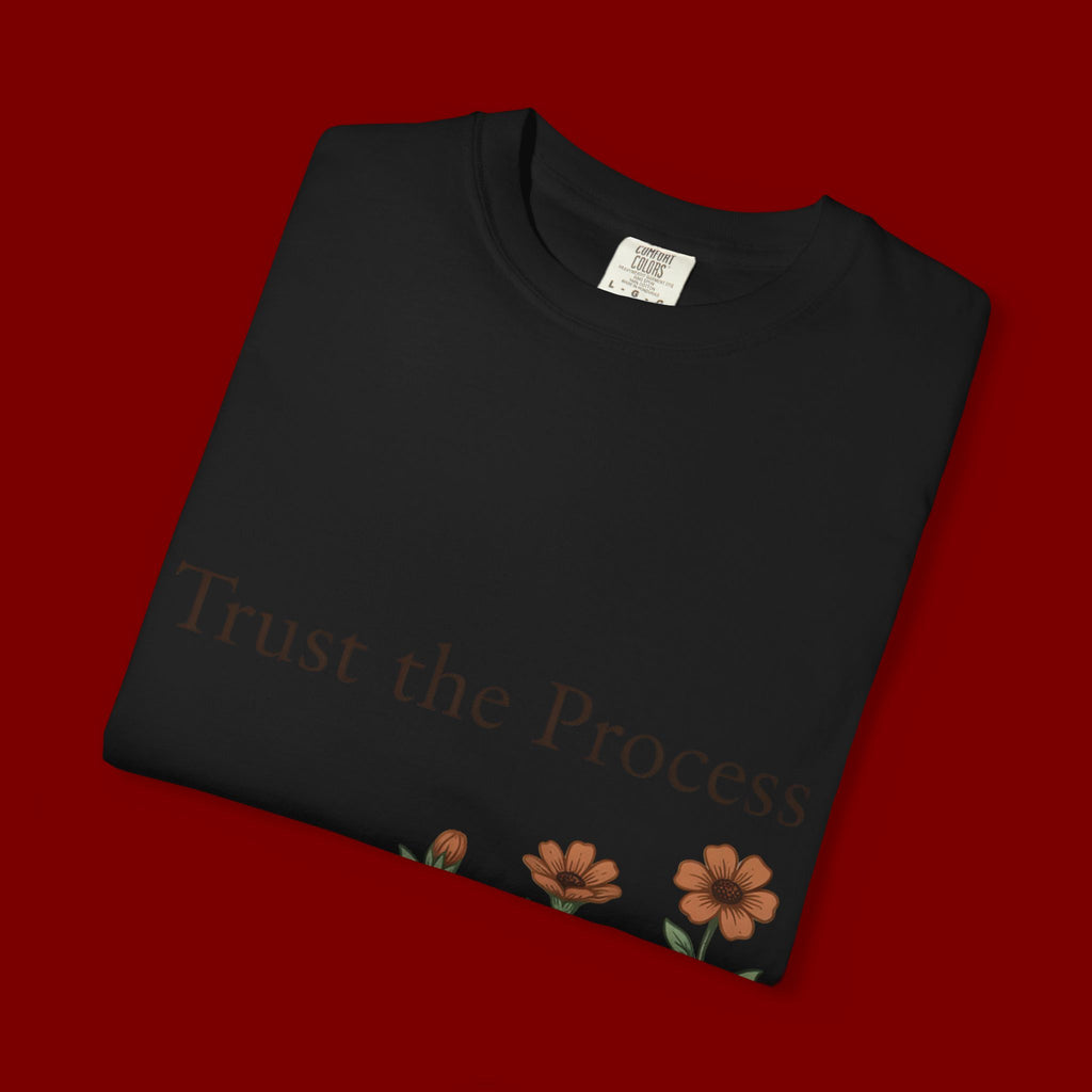 Trust the Process Floral T-Shirt — Growth Graphic Tee