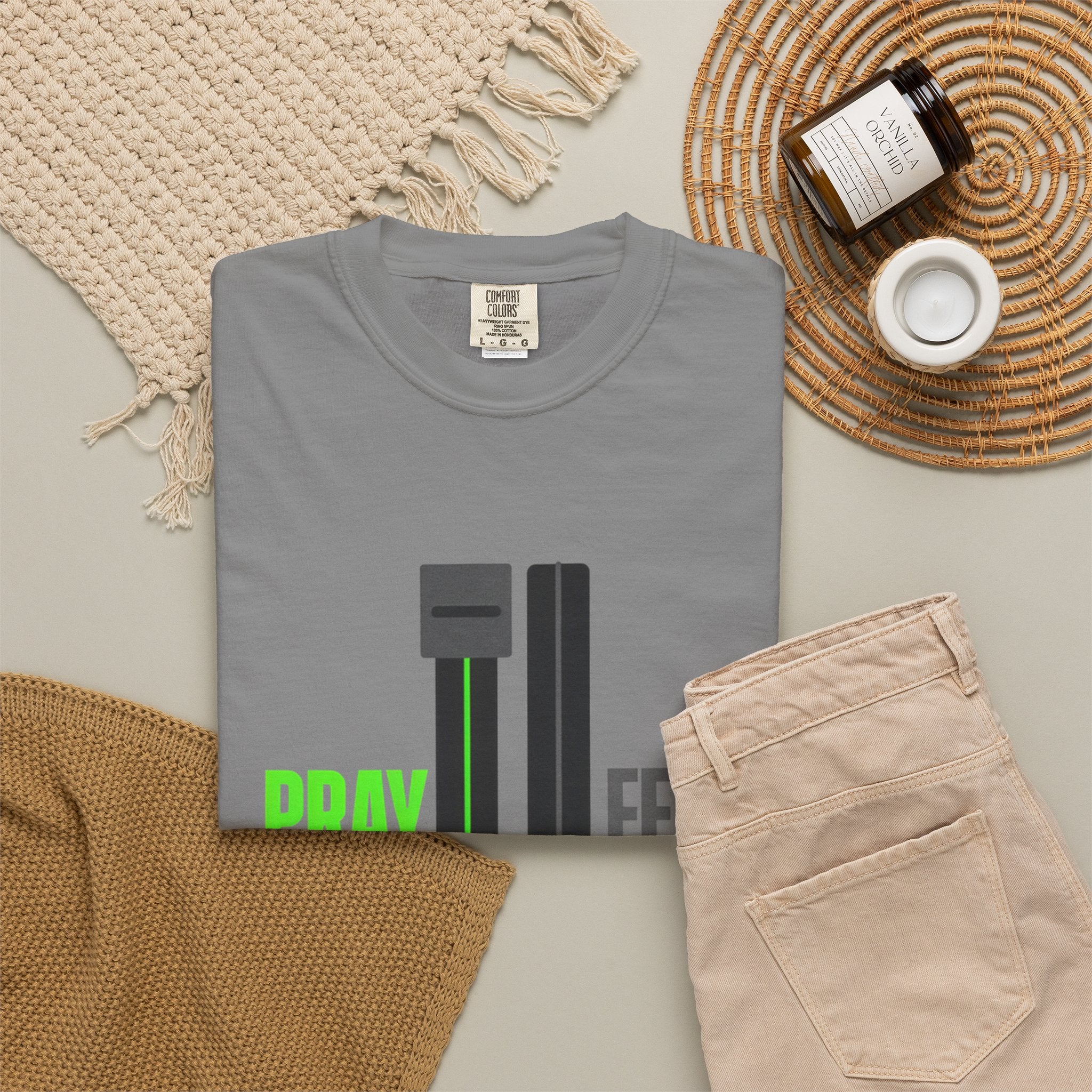 Pray More Fear Less T-Shirt — Inspirational Faith Graphic Tee