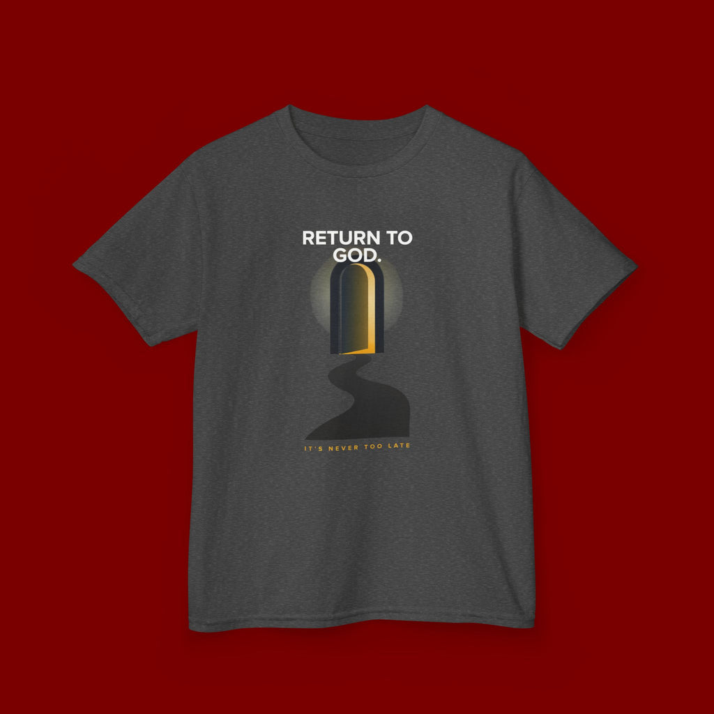 Kids T‑Shirt — "Return to God" Spiritual Graphic Tee