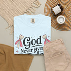 Inspirational 'God Never Gives a Burden You Can't Bear' T-Shirt