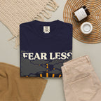 Fear Less Pray More T-Shirt — Inspirational Christian Graphic Tee