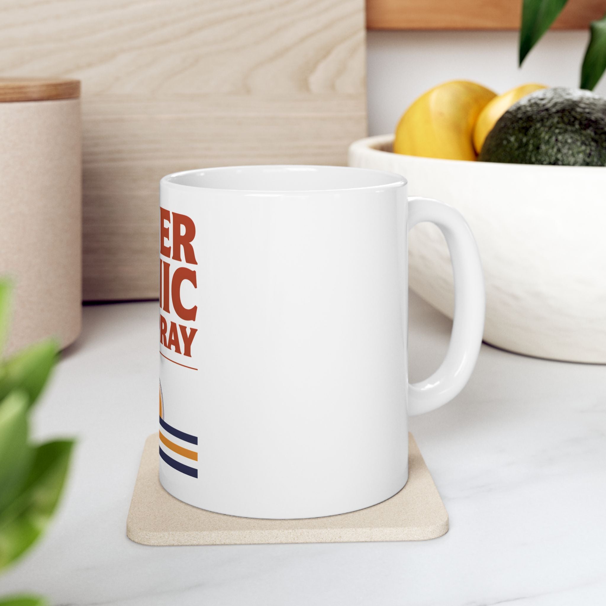 Never Panic Just Pray Ceramic Mug — Inspirational Christian Coffee Cup (11oz or 15oz)