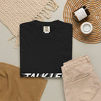 Work More Graphic T-Shirt — Bold Red Minimalist Slogan Tee