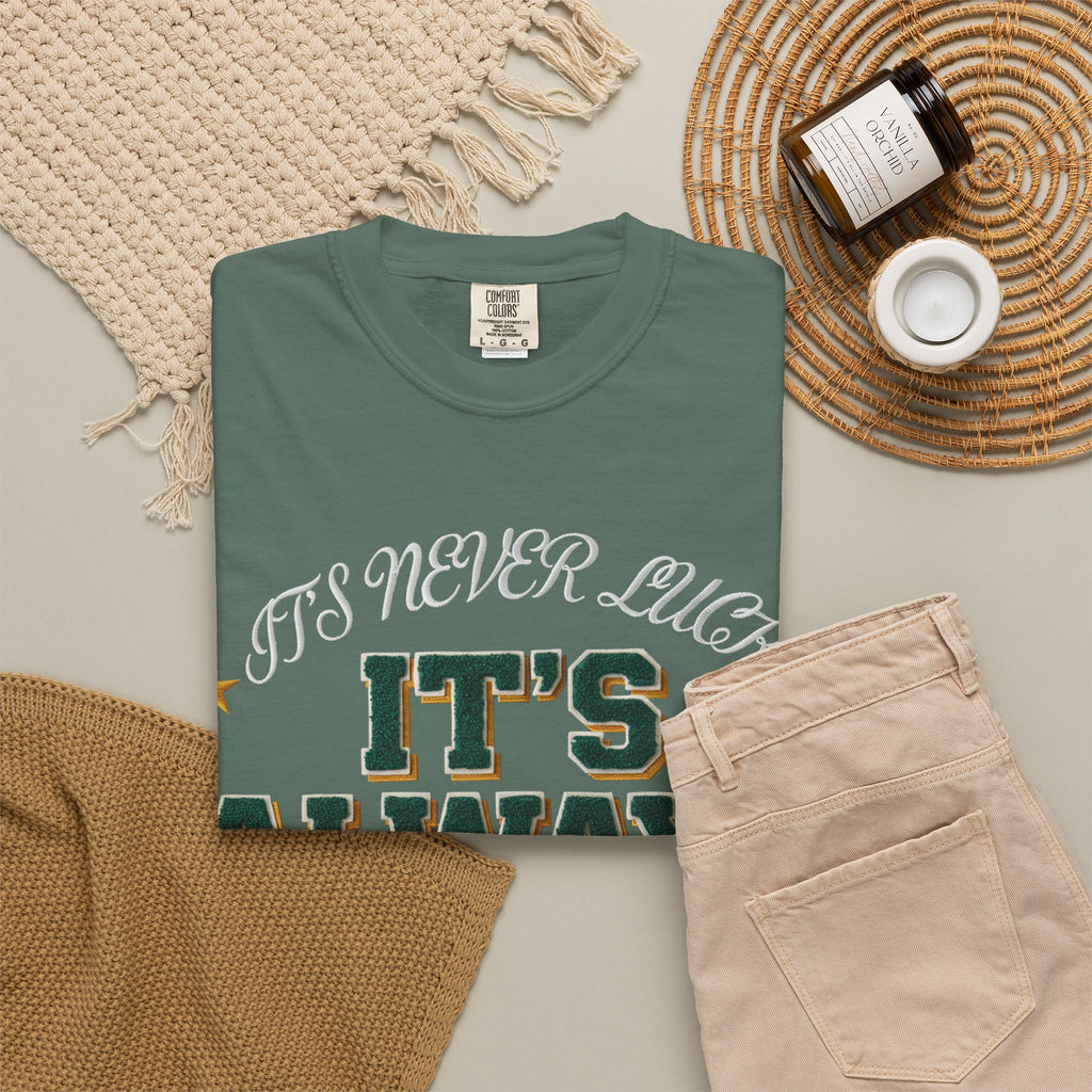 It’s Always God Graphic T-Shirt — Faith-Based Vintage Lettering Tee