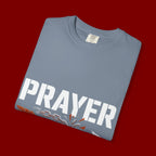 Prayer T-Shirt — Faith Arrow Graphic Tee ("Prayer: The Most Powerful Weapon")