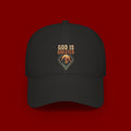 God Is Greater Embroidered Baseball Cap — Faith Inspirational Hat