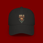 God Is Greater Embroidered Baseball Cap — Faith Inspirational Hat